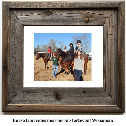 horse trail rides near me in Sturtevant, Wisconsin